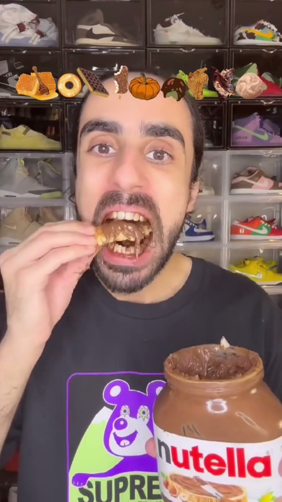 Food ASMR Eating Honey with Honey ?