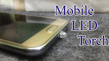 How to make mobile LED torch light [life hacks]
