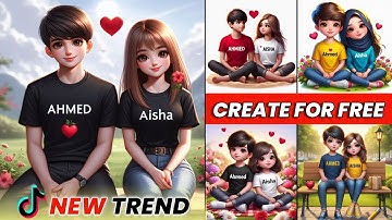 3D Realistic Cute Couple ai photo editing🥰bing image creator tutorial | microsoft bing ai