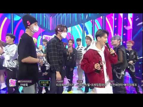 Chanyeol Kai Chen And Sehun Came To Baekhyun At Inkigayo 