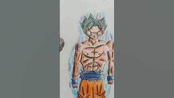 Como dibujaba antes VS ahora Goku ultra instinto parte 2 #dibujazos