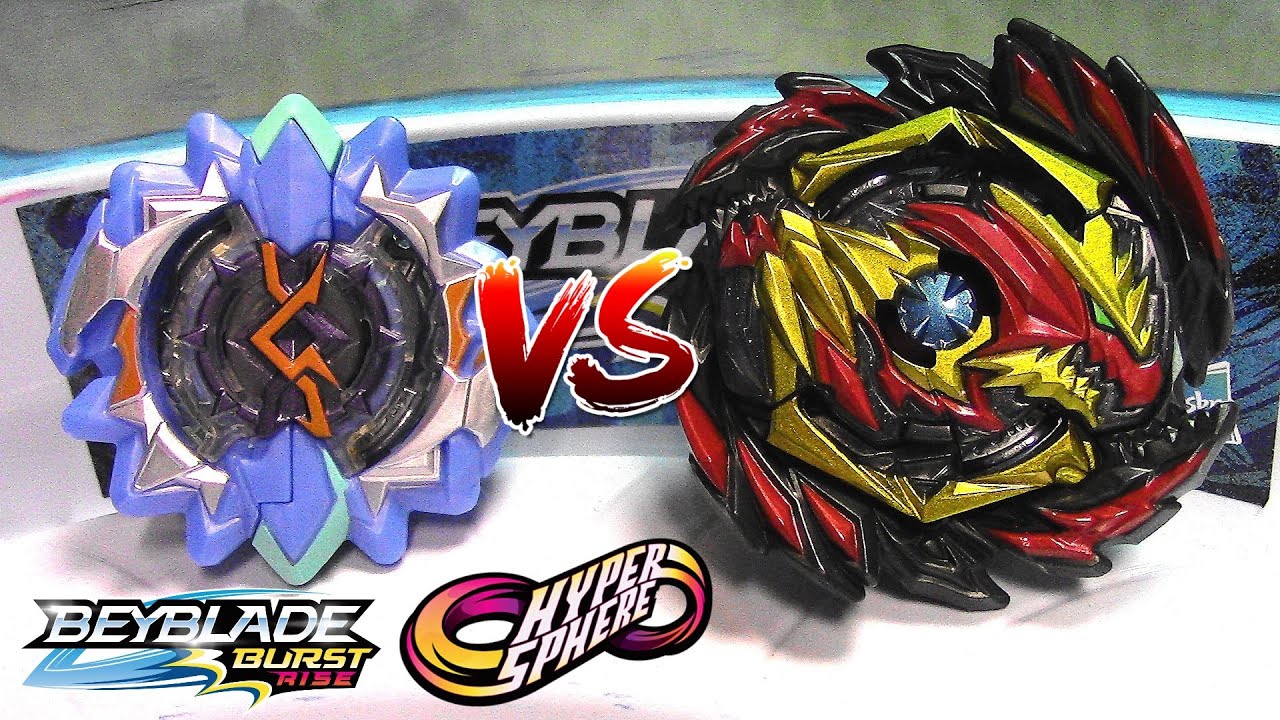 HYPERSPHERE BATTLE: VENOM DEVOLOS vs LEFT ASTRO!! Beyblade Burst Rise