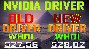 OLD DRIVER (WHQL- 527.56) vs NEW DRIVER (WHQL- 528.02) | NVIDIA DRIVER | PC GAMES BENCHMARK TEST ||