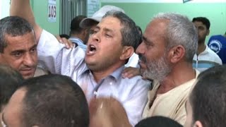 Gaza, il lutto dopo l'esplosione che ha ucciso Simone Camilli