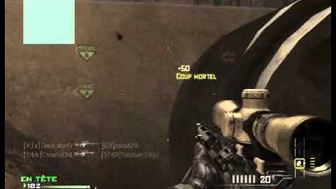 Mw3 MSR Enchainement de Quickscope & Quad feed au predator