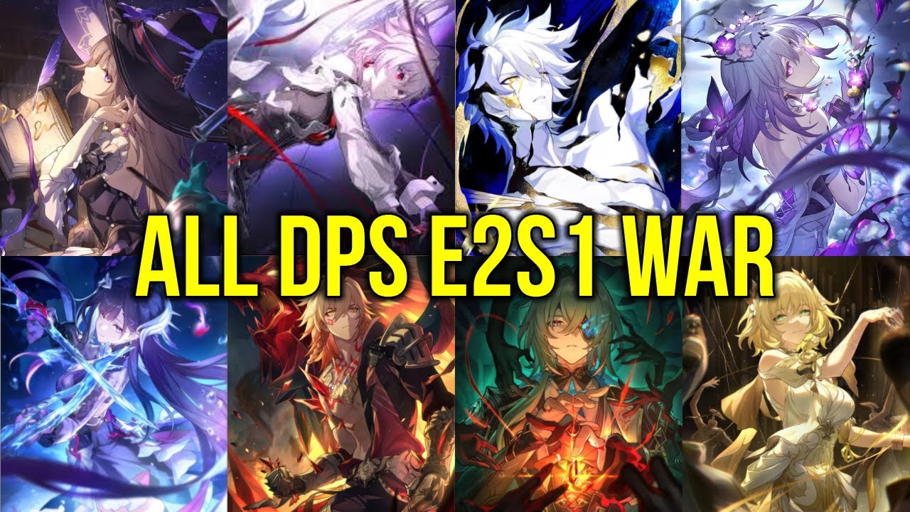 EVERNIGHT V1! ALL 3.0 DPS COMPARISON (all E2S1)