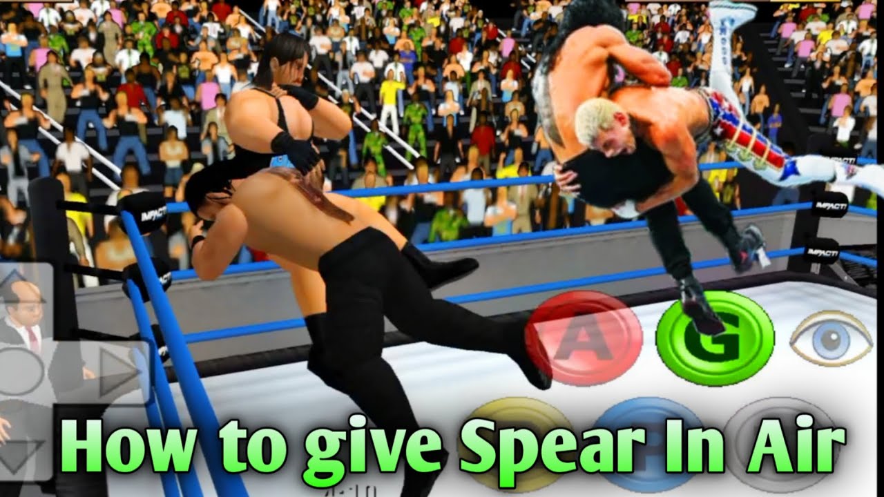 How To Give Spear In Air🔥 WR3D21 Roman reigns Air spear || Give Best Air Spear esailly Watch Full 👍🏻