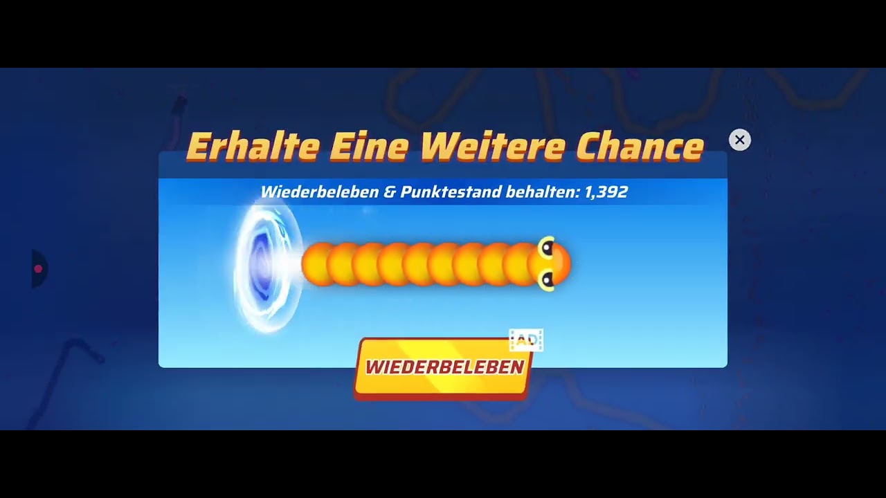 ICH spiele heute snake