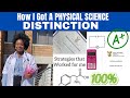 How I Got a Distinction For Physical Sciences| My Top Tips for Exam success