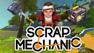 КАК ЛЕГКО И КРАСИВО ПОСТРОИТЬ КОМПАКТНЫЙ ДВИГАТЕЛЬ В СКРАП МЕХАНИК (SCRAP MECHANIC)