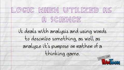 Logic as art and science