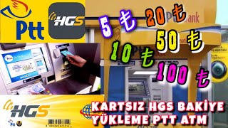 PTTMATİK (ATM) KARTSIZ HGS BAKİYE YÜKLEME GÜNCEL screenshot 4