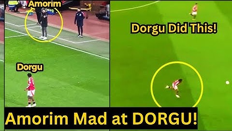 Ruben Amorim was YELLING at Dorgu asking him to “PRESS" out of position, but look why | Man Utd News