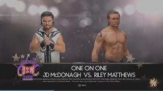 JD Mcdonagh Vs Riley Matthews(Cruiserweight Classic)