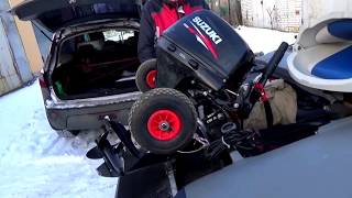 Как заменить масло в лодочном моторе SUZUKI DF15A / Сузуки ДФ15 АС