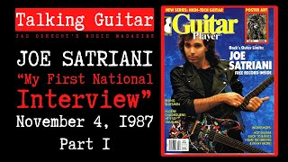Joe Satriani: The 1987 Surfing With the Alien Interview, Part 1