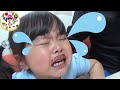 【号泣】★まりちゃんたちと生チョコタルトをつくったよ!いずちゃん号泣!上手に作れたかな??◆まりちゃん いずちゃん みなくん パパ 食育 教育 知育 お菓子 簡単 挑戦 号泣 仲良し