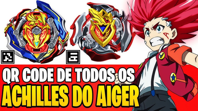 QR CODES de TODOS OS VALTRYEK de BEYBLADE BURST APP 