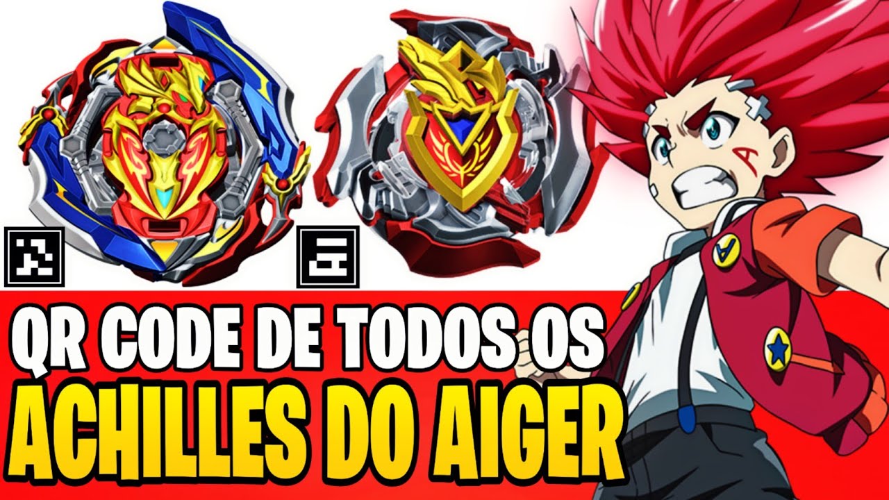 QR CODES DE TODOS OS ACHILLES DO AIGER AKABANE