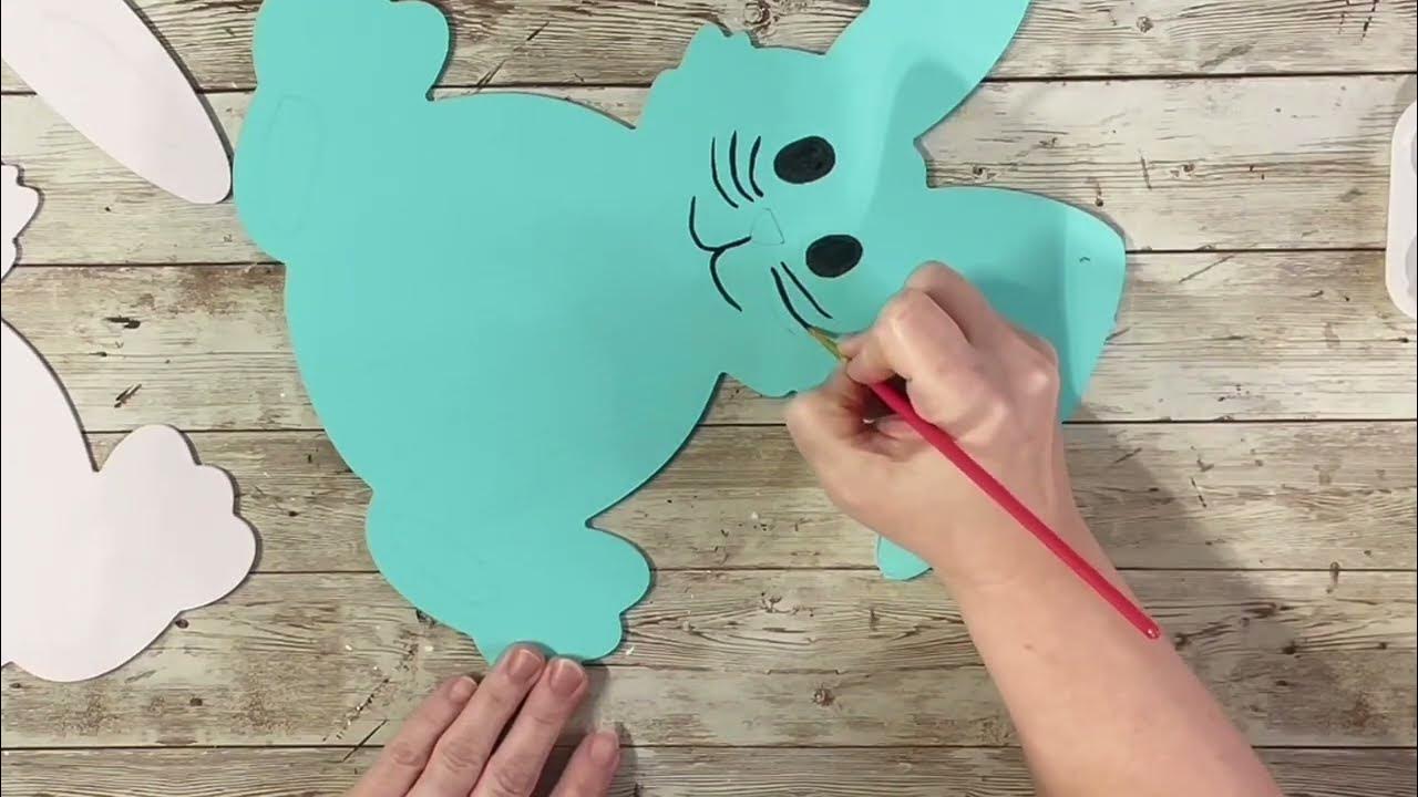 Large Easter Bunny DIY YouTube