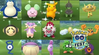 Shiny Make up and New Gofest2021 Snorlax, Whismur, Audino, Dieno and more!