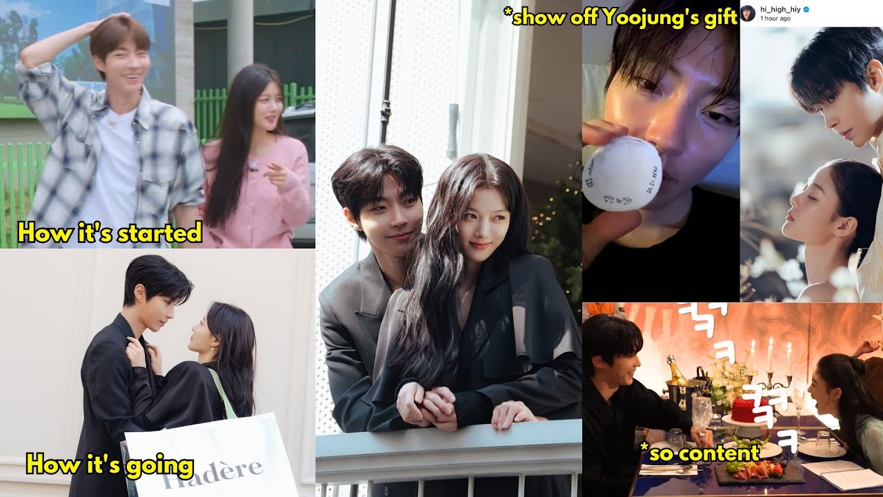 Hwang Inyeop manifested this collab with Kim Yoojung and can’t believe they actually pulled it off😭