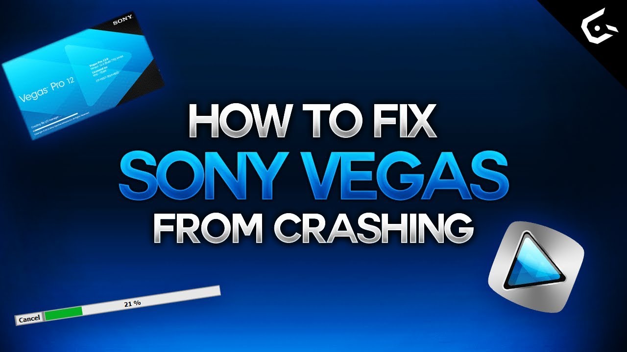 How to Fix Sony Vegas From Crashing (Tutorial) | @eRa_GLSK