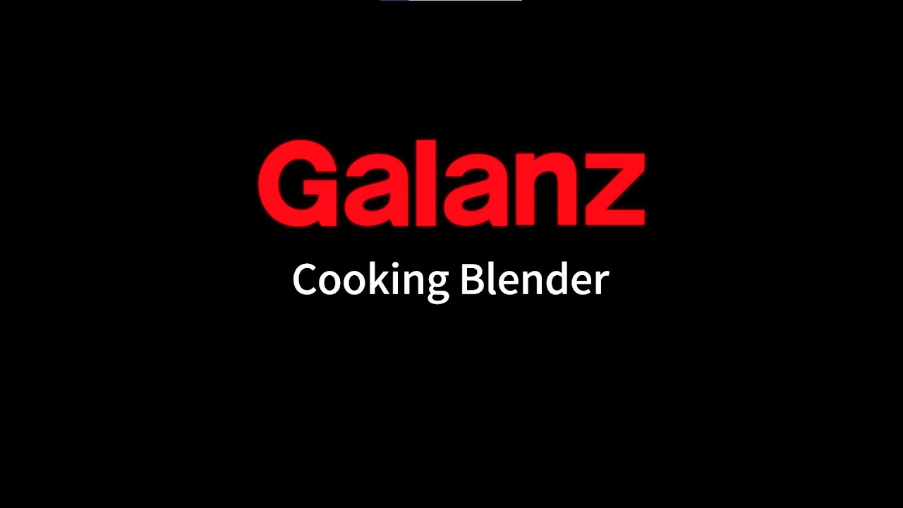 Galanz 60 oz. 3 Speeds Stainless Steel Touch Screen Glass Jar Hot