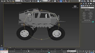 Making of Military vehicle. 3D Max Studio.