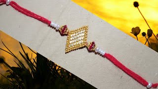 How to make rakhi? Rakhi kaise banti hai? Homemade rakhi screenshot 5