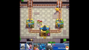How to fully counter goblin barrel with nado and do king tower activation #shorts #clashroyale