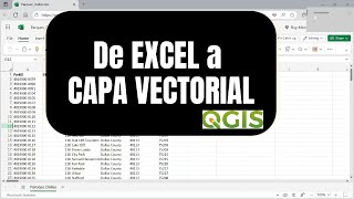 QGIS- Cómo Agregar Datos de Excel a un Shapefile