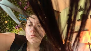 ASMR Haircut and Treatment | Salon Series Pt 3/5 (hair, steam, trim, clipping  sounds)