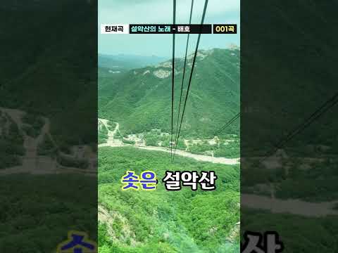 푸른 바다🌊 마주잡고 솟은 설악산⛰ (배호) 설악산의노래 #Shorts