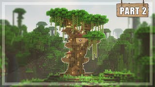 How to Build a Treehouse in Minecraft - Tutorial [Part 2/3]