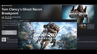 How To Download/Install Tom Clancy's Ghost Recon Breakpoint On PC (Game Pass Users)