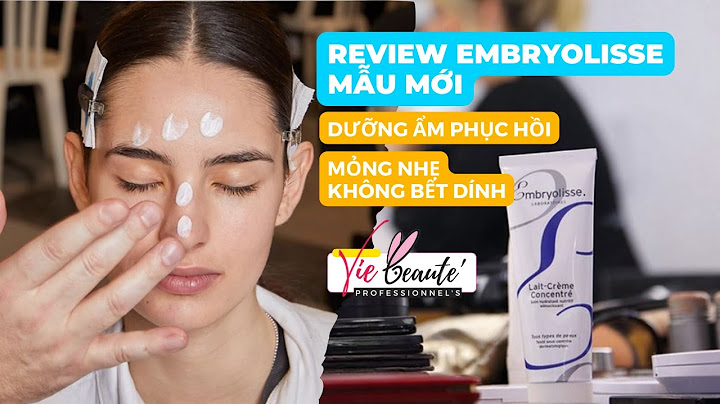 Mặt nạ cấp nước embryolisse review