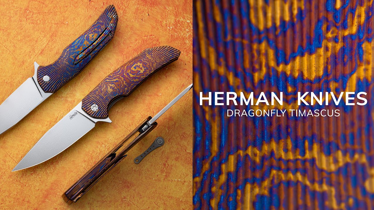 Buy FOLDING KNIFE FOLDER DRAGONFLY 15 TIMASCUS ALLEIMA DAMAX