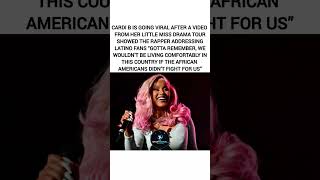 Gotta remember who fought for us" 🙌🏽🖤 #CardiB #LatinoFans #BlackHistory #Respect #shorts