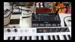 Behringer Pro VS Mini & Boss DD-3 Digital Delay