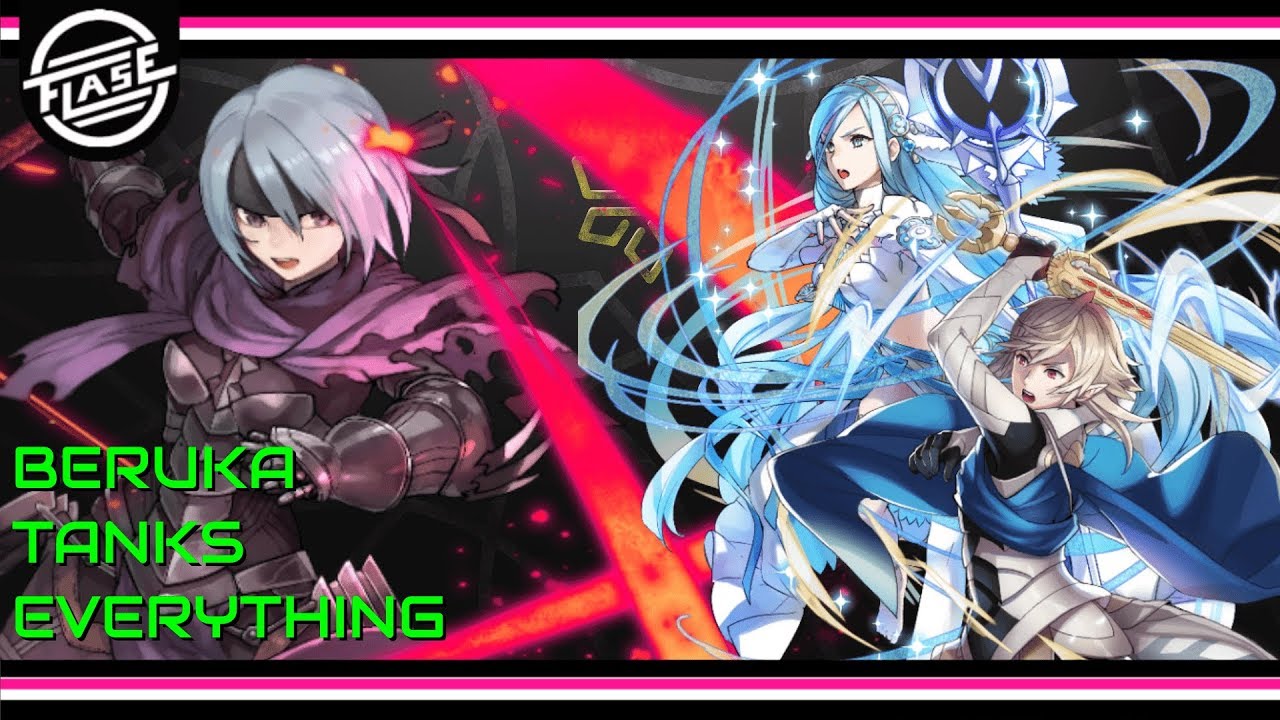 FEH - BERUKA TANKS EVERYTHING (Corrin & Azura BHB Infernal Clear)