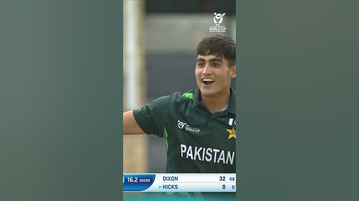 Pakistan fightback with wickets in back-to-back overs 🔥 #U19WorldCup #Cricket