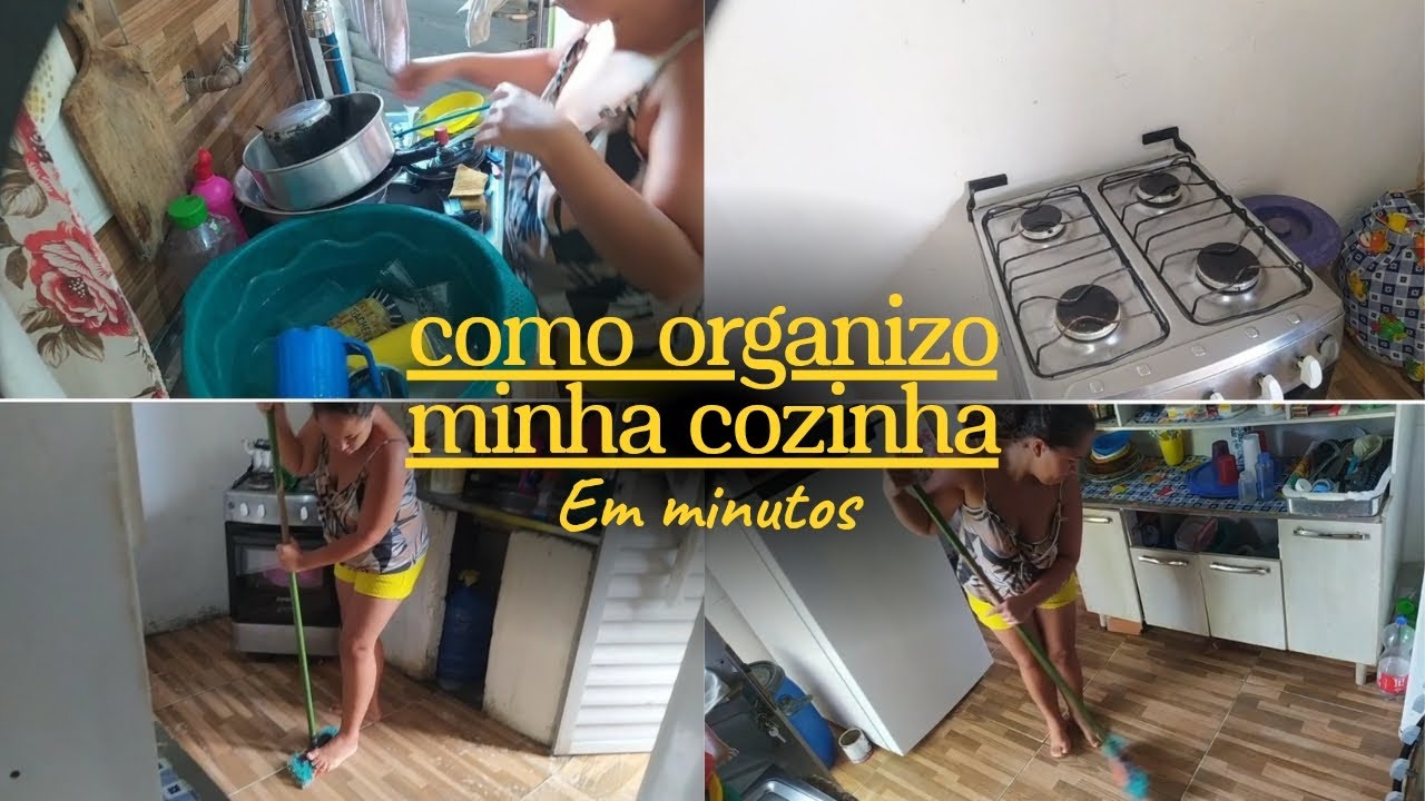 ✨ Cozinha organizada em minutos| Rotina real de uma mãe de dois+peixe tratado