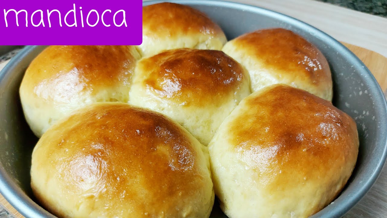 SEM SOVAR! pão fofinho de mandioca/aipim ou macaxeira
