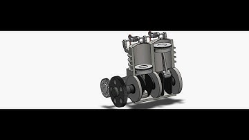 Two Cylinder Engine - Solidworks Motion