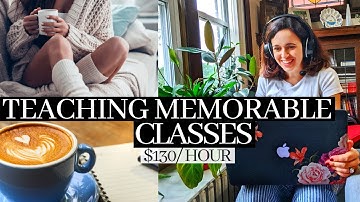 Description:HOW TO TEACH MEMORABLE CLASSES - HOW I KEEP FULLY BOOKED ON OUTSCHOOL (5 Easy Tips)