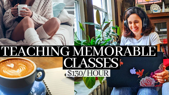 Description:HOW TO TEACH MEMORABLE CLASSES - HOW I KEEP FULLY BOOKED ON OUTSCHOOL (5 Easy Tips)