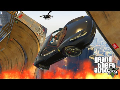 gta-5-pc-mods---ferrari-italia-mega-ramp-stunt-mods!-gta-5-ferrari-car-mod-&-huge-jumps!-(gta-v-pc)