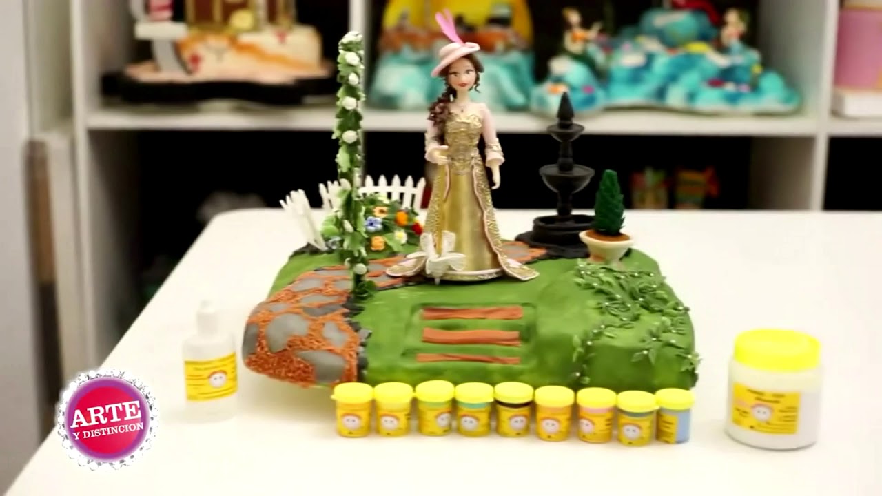 Una torta romantica primaveral