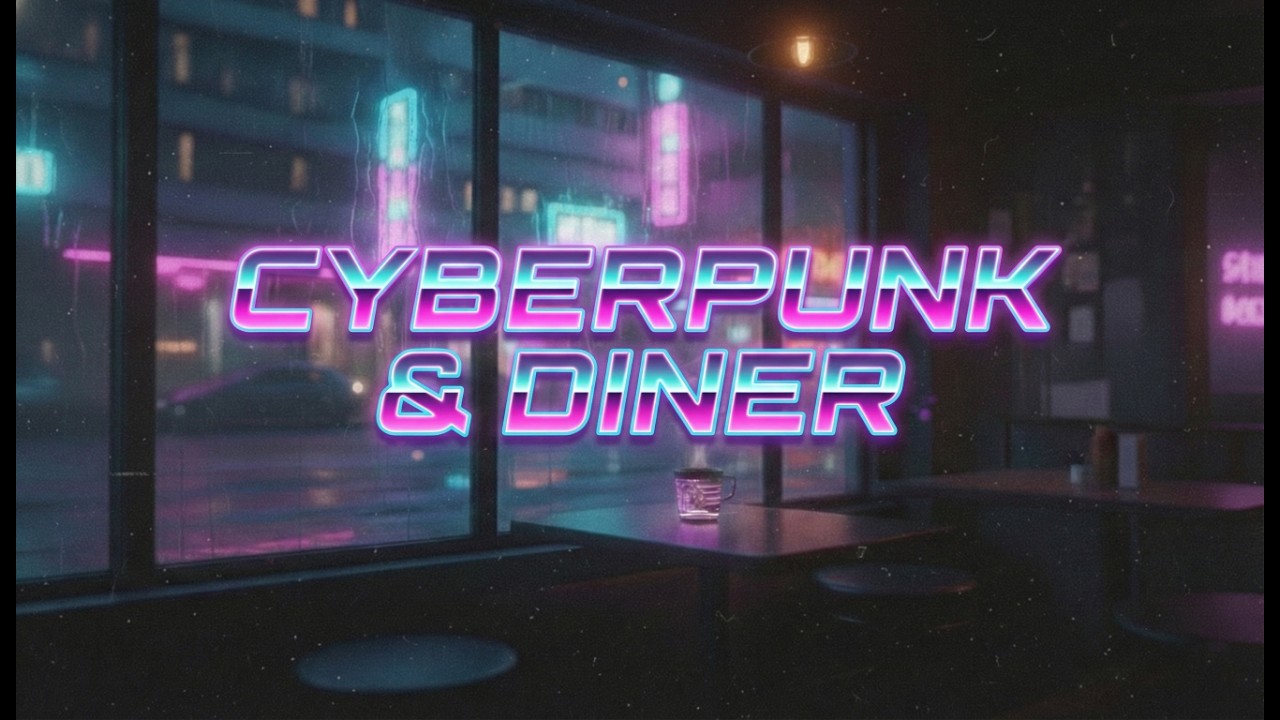 【Cyberpunk BGM】雨降るネオン・ダイナー｜電脳都市の片隅で聴く深淵アンビエント｜Subconscious Neon Diner